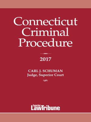 cover image of Connecticut Criminal Procedure